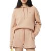 imageLacoste Womens Short Cut Cutton HoodieLatte