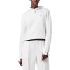 imageLacoste Womens Short Cut Cutton HoodieWhite