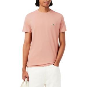 imageLacoste Mens Crew Neck Short Sleeve Regular Fit Classic TShirtBrown
