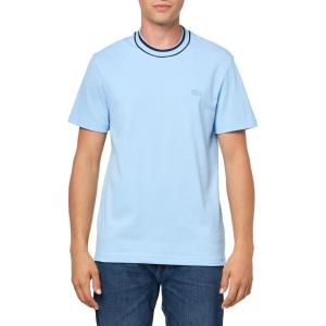 imageLacoste Mens Crew Neck Short Sleeve Regular Fit Classic TShirtOverview Striped Collar