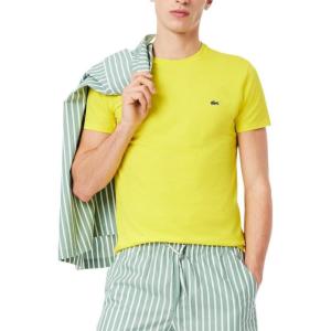 imageLacoste Mens Crew Neck Short Sleeve Regular Fit Classic TShirtPineapple
