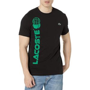 imageLacoste Mens Sport Tennis X Daniil Medvedev Regular Fit TShirtBlack