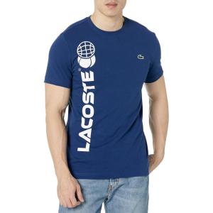imageLacoste Mens Sport Tennis X Daniil Medvedev Regular Fit TShirtMethylene Blue