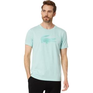 imageLacoste Mens Ultra Dry XXL Logo Sport TShirtPastille MintFlorida Turquoise