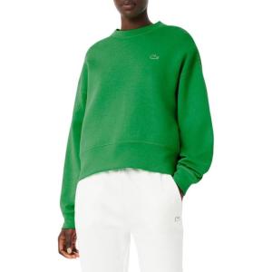 imageLacoste Womens Back Print Oversized SweatshirtGreen