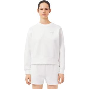imageLacoste Womens Back Print Oversized SweatshirtWhite