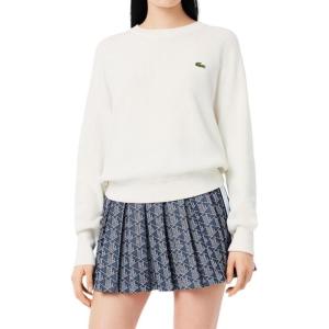 imageLacoste Womens Core Collection Regular Fit Crew Neck Long Sleeve Classic SweaterFlour
