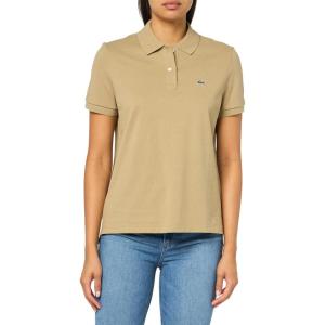 imageLacoste Womens Core Short Sleeve Regular Fit Petit Pique PoloLion
