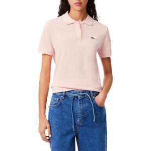 imageLacoste Womens Core Short Sleeve Regular Fit Petit Pique PoloNidus