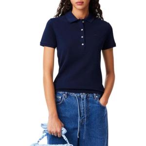 imageLacoste Womens Slim Fit PoloDeep Navy Blue