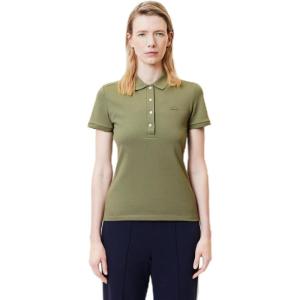 imageLacoste Womens Slim Fit PoloKhaki