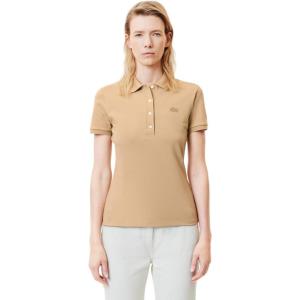 imageLacoste Womens Slim Fit PoloViennese Beige