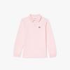 imageLacoste Boys Boy l1912 Long Sleeve Classic Pique PoloFlamingo