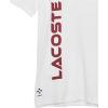 imageLacoste Boys Short Sleeve Tennis Graphic TShirtBlanc