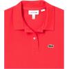 imageLacoste Girls Classic Short Sleeve Piqu Polo ShirtRedcurrant Bush