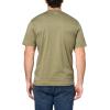 imageLacoste Mens Crew Neck Short Sleeve Classic Fit Branding TShirtKhaki