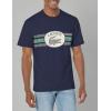 imageLacoste Mens Crew Neck Short Sleeve Classic Fit Branding TShirtMarine