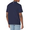 imageLacoste Mens Crew Neck Short Sleeve Classic Fit Branding TShirtMarine