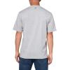 imageLacoste Mens Crew Neck Short Sleeve Classic Fit Branding TShirtSilver Chine