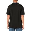 imageLacoste Mens Crew Neck Short Sleeve Regular Fit Branding TShirtBlack
