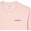 imageLacoste Mens Crew Neck Short Sleeve Regular Fit Branding TShirtDog RoseLadybird