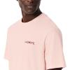 imageLacoste Mens Crew Neck Short Sleeve Regular Fit Branding TShirtDog RoseLadybird