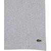 imageLacoste Mens Crew Neck Short Sleeve Regular Fit Branding TShirtSilver Chine