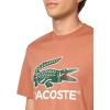 imageLacoste Mens Crew Neck Short Sleeve Regular Fit Branding TShirtTrack