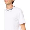 imageLacoste Mens Crew Neck Short Sleeve Regular Fit Branding TShirtWhite