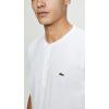 imageLacoste Mens Pima Cotton Henley TShirtWhite