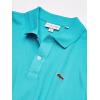 imageLacoste Mens Slim Fit L1212 Short Sleeve Pique Polo ShirtAzure Blue