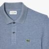 imageLacoste Mens Slim Fit L1212 Short Sleeve Pique Polo ShirtBleu Indigo Clair