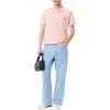 imageLacoste Mens Slim Fit L1212 Short Sleeve Pique Polo ShirtFlamingo Pink