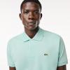 imageLacoste Mens Slim Fit L1212 Short Sleeve Pique Polo ShirtLight Green