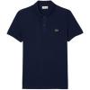 imageLacoste Mens Slim Fit L1212 Short Sleeve Pique Polo ShirtNavy Blue