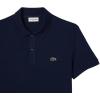imageLacoste Mens Slim Fit L1212 Short Sleeve Pique Polo ShirtNavy Blue