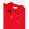 imageLacoste Mens Slim Fit L1212 Short Sleeve Pique Polo ShirtRedcurrant Bush