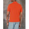 imageLacoste Mens Slim Fit L1212 Short Sleeve Pique Polo ShirtSunrise