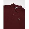 imageLacoste Mens Slim Fit L1212 Short Sleeve Pique Polo ShirtVine Chine
