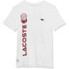 imageLacoste Boys Short Sleeve Tennis Graphic TShirtBlanc