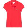 imageLacoste Girls Classic Short Sleeve Piqu Polo ShirtRedcurrant Bush