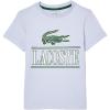 imageLacoste Kids Short Sleeve Crewneck Large Front Croc Graphic TeeshrtPhoenix Blue