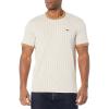 imageLacoste Mens Short Sleeve Crew Neck Allover Monogram T shirtFarineCookie