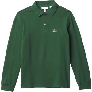 imageLacoste Boys Boy l1912 Long Sleeve Classic Pique PoloGreen