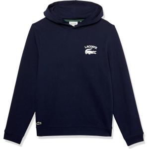imageLacoste Boys Long Sleeve Hooded SweatshirtNavy Blue