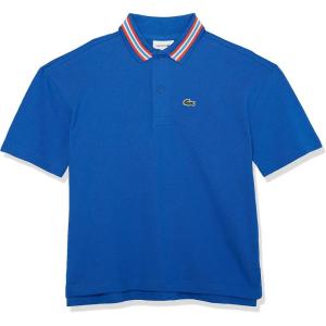 imageLacoste Boys Short Sleeve Relaxedfit Graphic Polo ShirtKingdomMultico