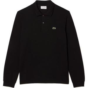 imageLacoste Mens Classic Long Sleeve Pique Polo ShirtBlack