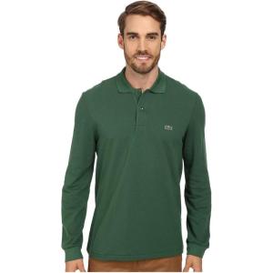 imageLacoste Mens Classic Long Sleeve Pique Polo ShirtGreen