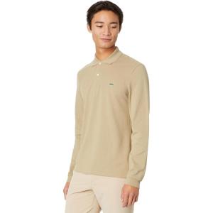 imageLacoste Mens Classic Long Sleeve Pique Polo ShirtLion