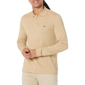 imageLacoste Mens Classic Long Sleeve Pique Polo ShirtViennois